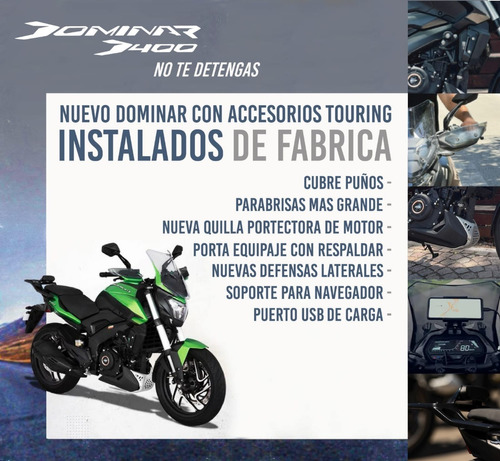 Dominar 400 Tourer $ 8.400.000 Bajaj Recibo Inferior Tuamoto